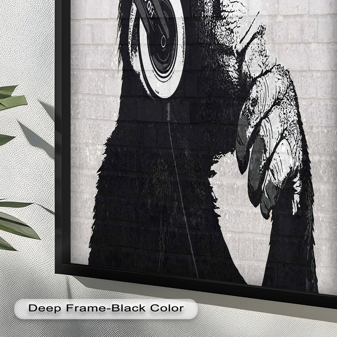 Contemplative Chimp – Banksy Oil Painting