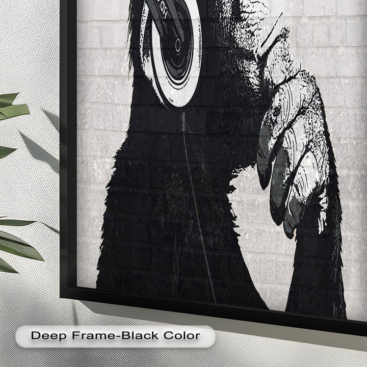Contemplative Chimp – Banksy Oil Painting
