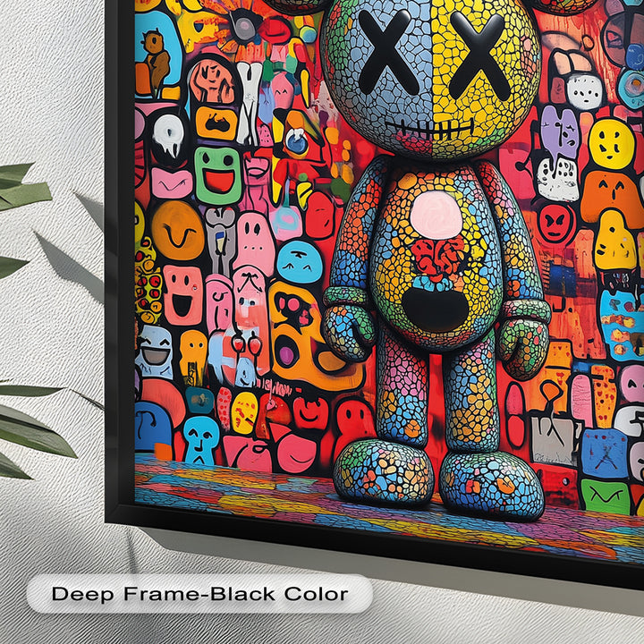 Mosaic Madness – KAWS Oil Painting