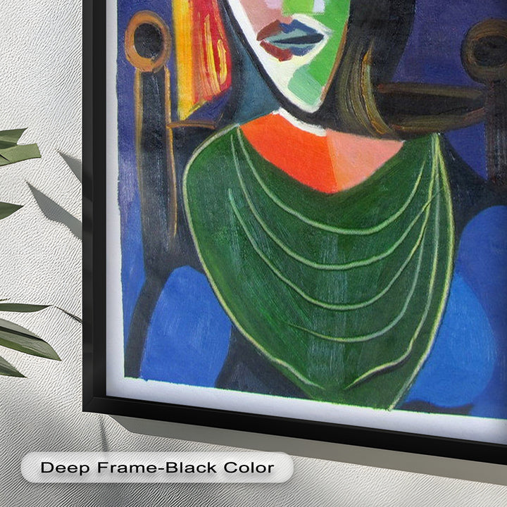 Woman in a Blue Hat – Picasso Oil Painting