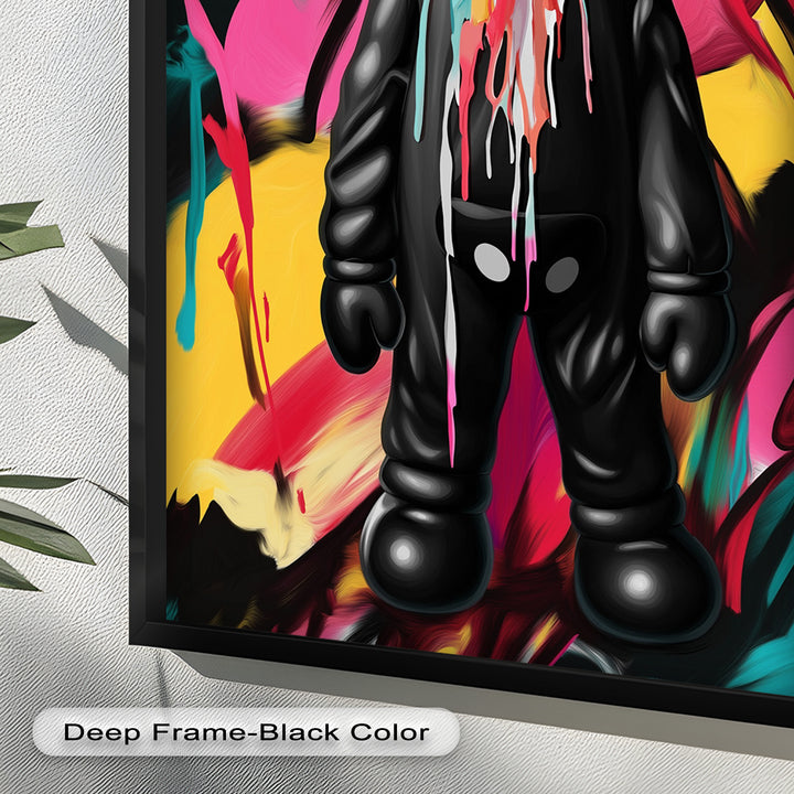 Meltdown Companion – Color Splash KAWS Oil Painting