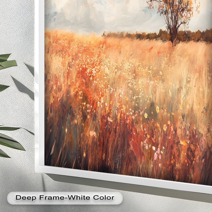 Vintage Autumn Fall – Landscape Oil Painting