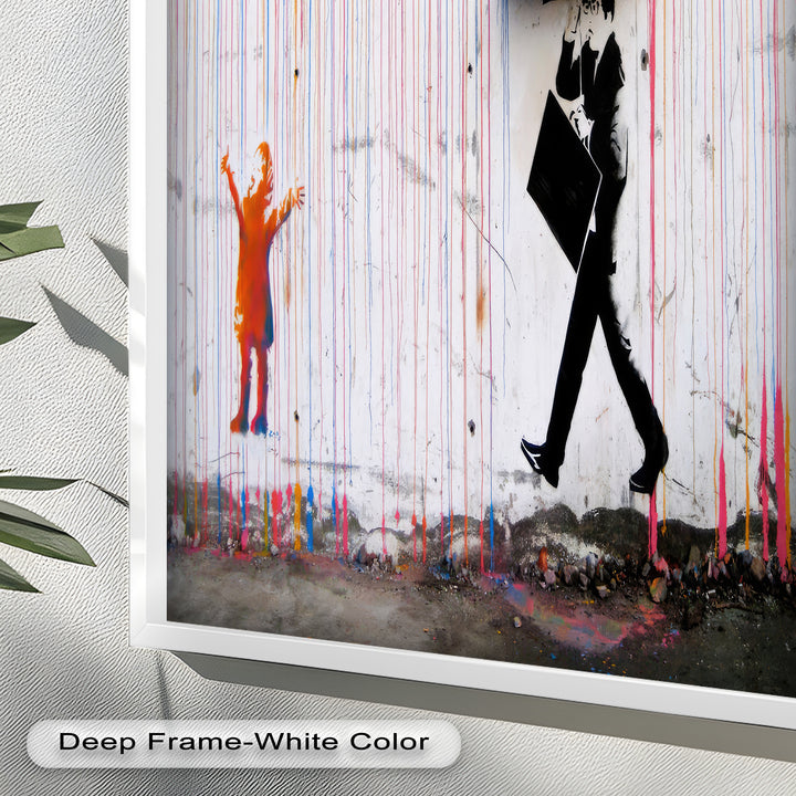 Colorfall Dissonance – Banksy Oil Painting