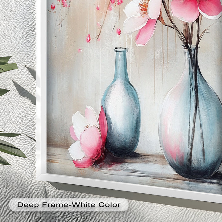 Soft Pink Magnolia - Flower Oil Painting