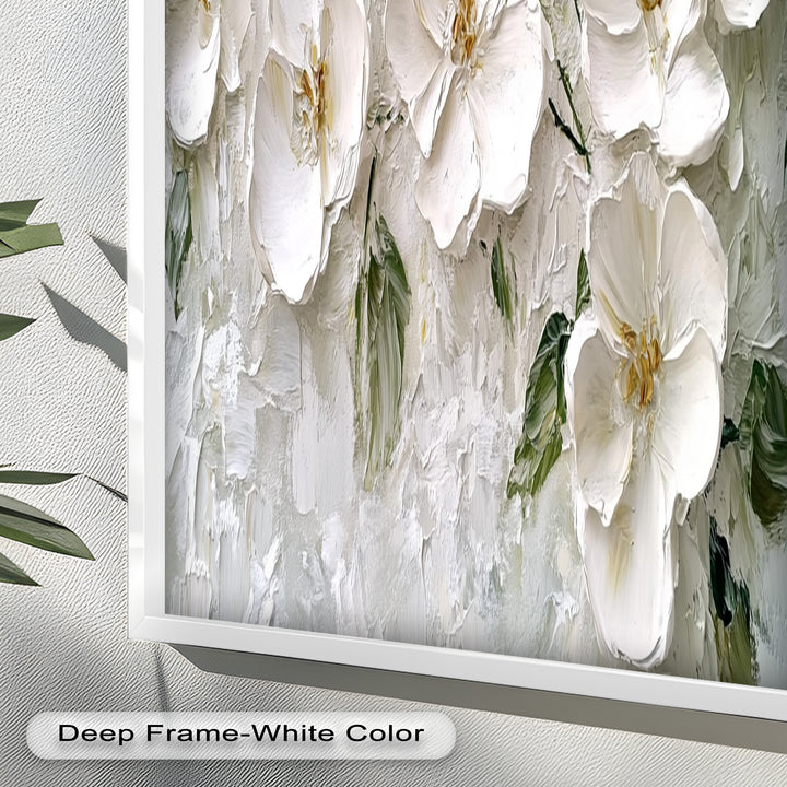 White Flower – Botanical Oil Paintings