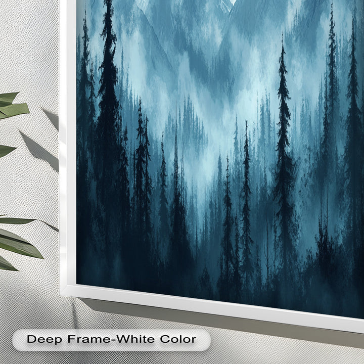 Misty Mountain Pines – Landscape Oil Paintings
