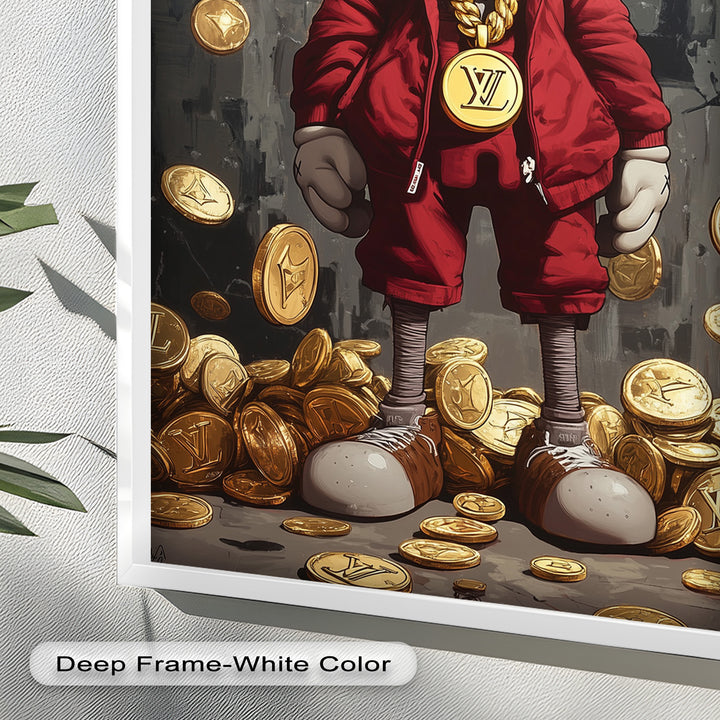 Luxury Drop – KAWS Companion Oil Painting