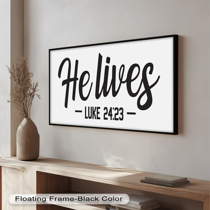 He Lives – Luke 24:23 Christian Oil Painting