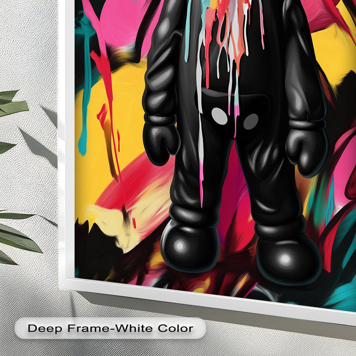 Meltdown Companion – Color Splash KAWS Oil Painting