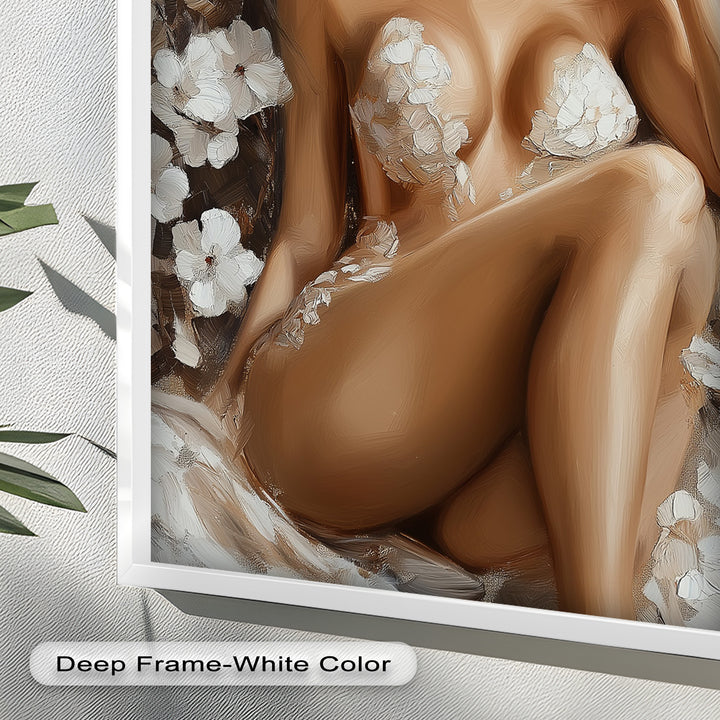 Blossom Muse – Romantic Nude Oil Painting
