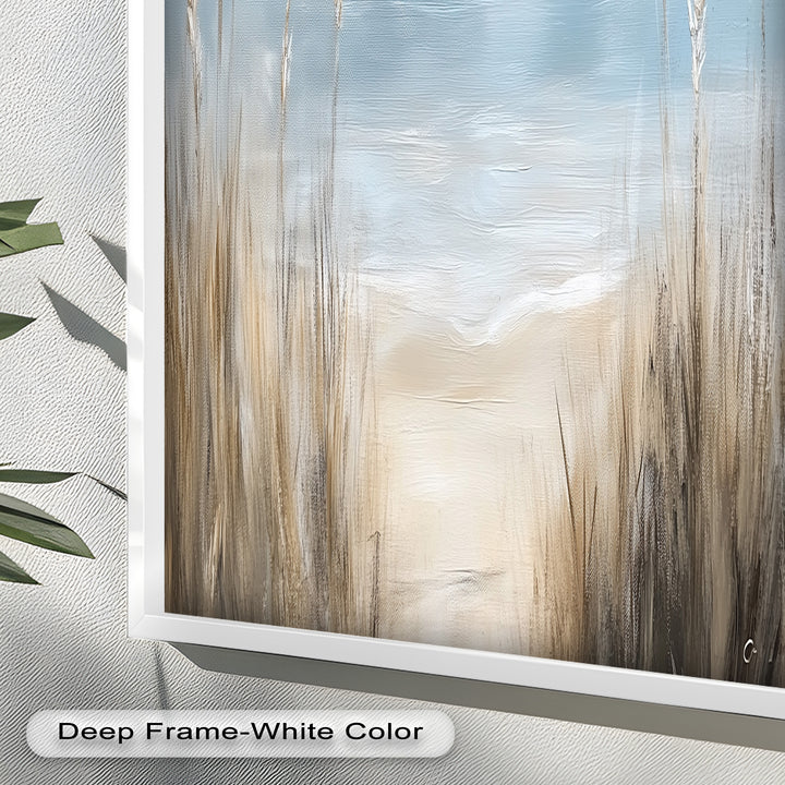 Coastal Beach Wall Art – Ocean Landscape Oil Painting