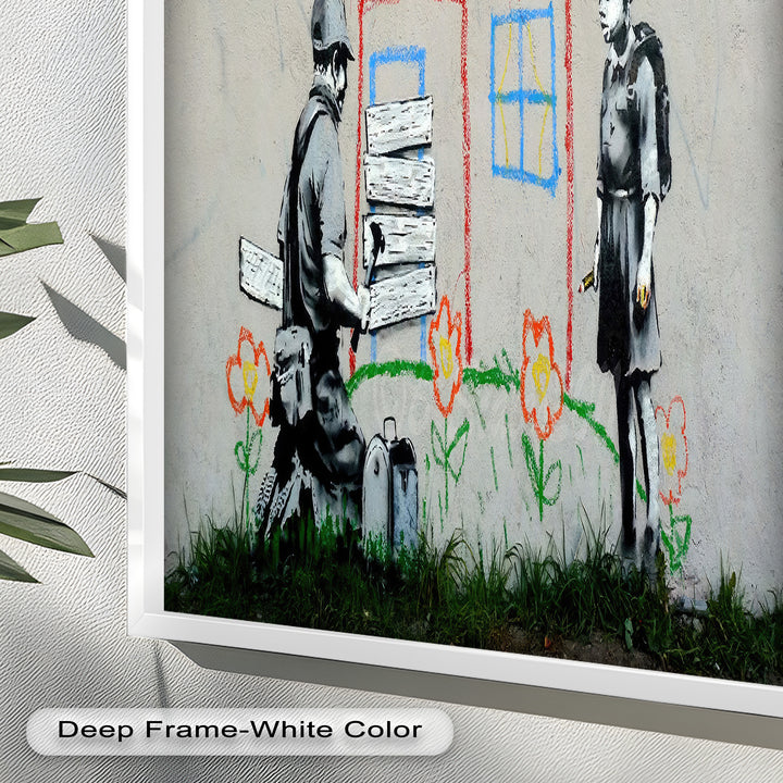 Boarded Dreams – Banksy Oil Painting