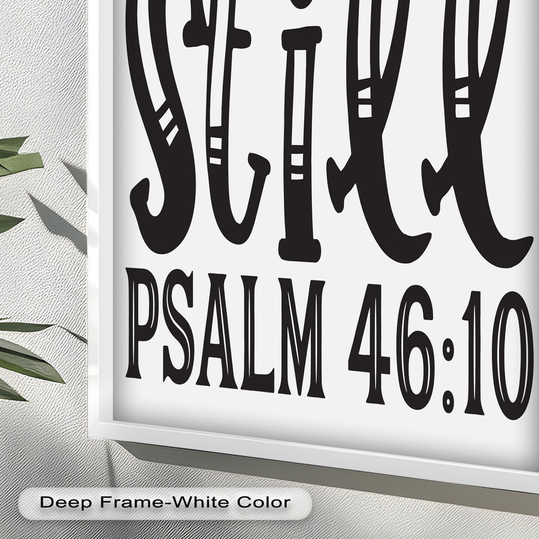 Sei still – Psalm 46:10 Bibel Bibel Ölgemälde