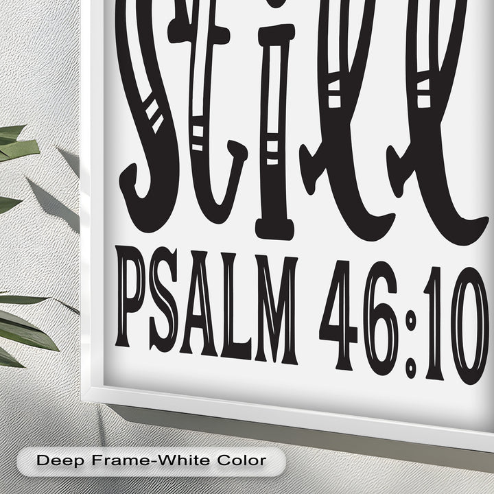 Sei still – Psalm 46:10 Bibel Bibel Ölgemälde