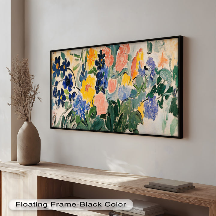 Fauvist Floral Explosion – Colorful Expressionist Oil Painting