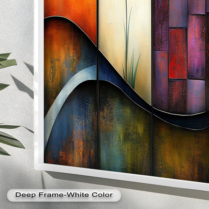 Tulip Dreams Abstract – Floral Modern Oil Painting