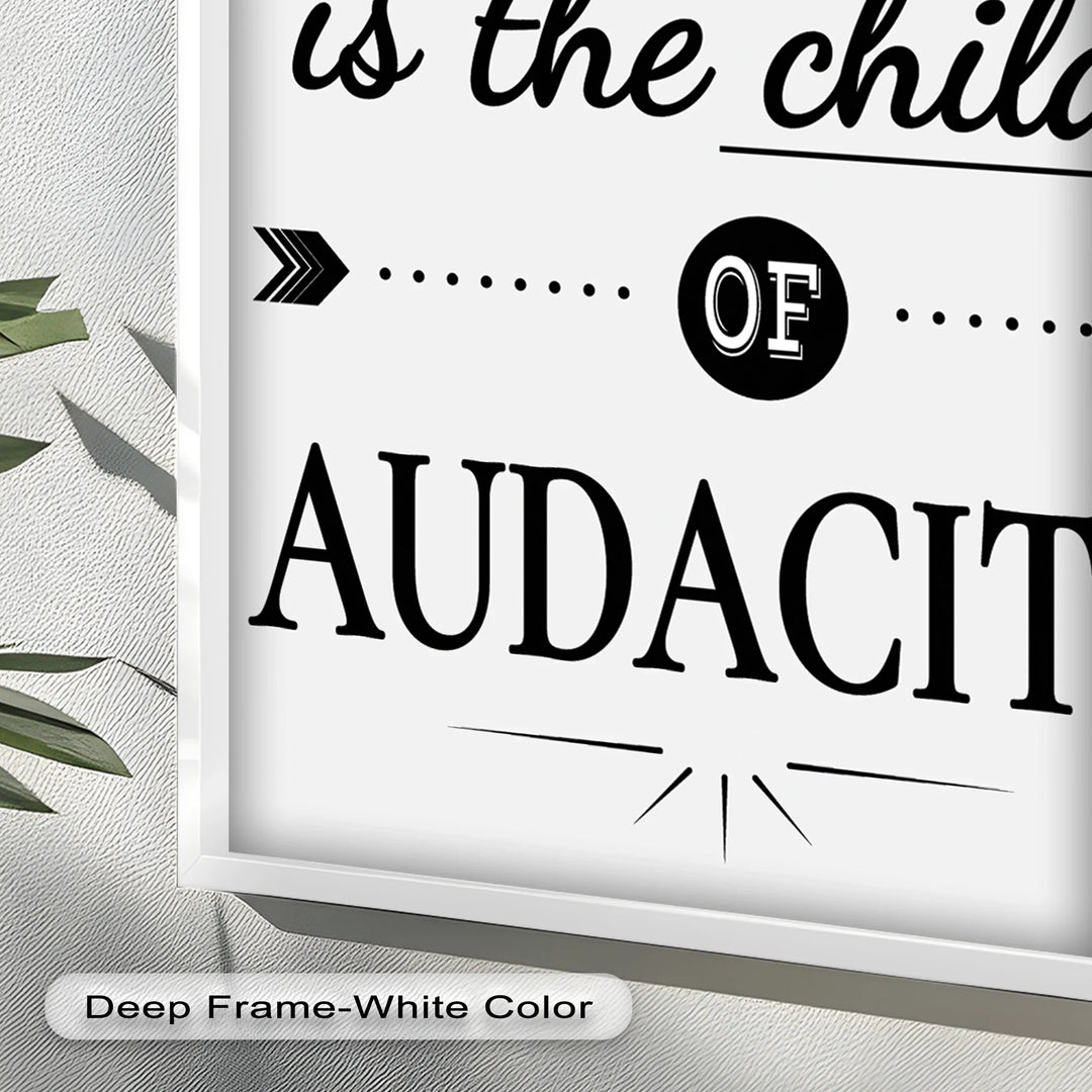 Success Is the Child of Audacity – Modern Oil Painting - MyPhotoStation