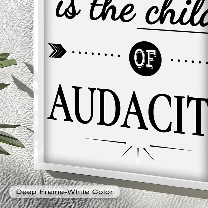 Success Is the Child of Audacity – Modern Oil Painting - MyPhotoStation