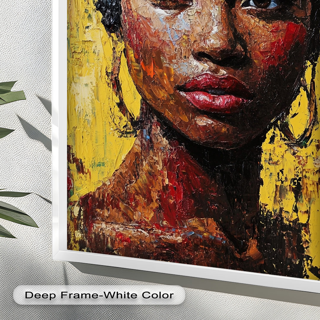 Radiant Soul – Bold Portrait Oil Painting in Fauvist Style
