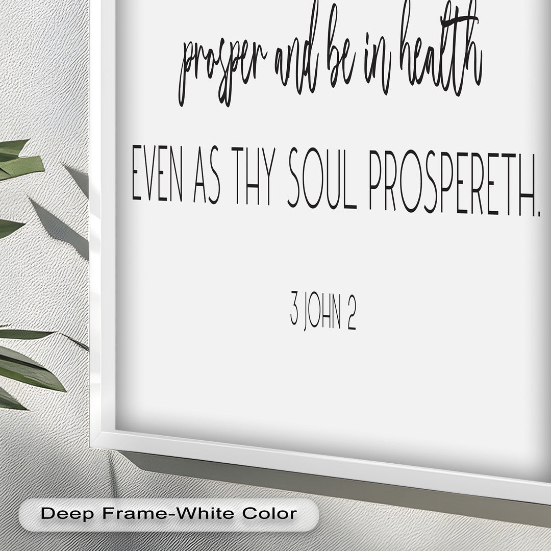 3 John 2 Wall Art – Christian Bible Oil Paintings