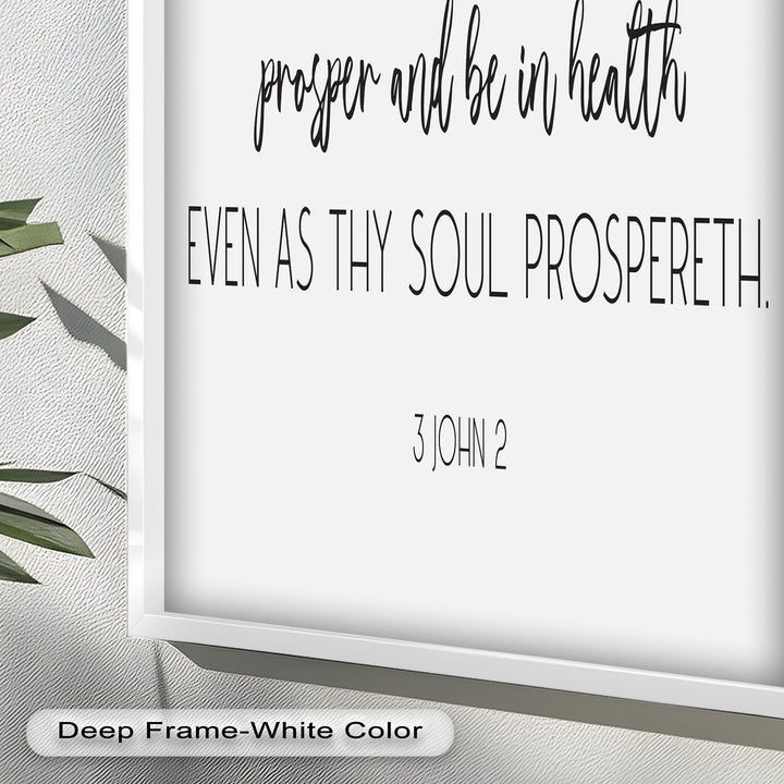 3 John 2 Wall Art – Christian Bible Oil Paintings