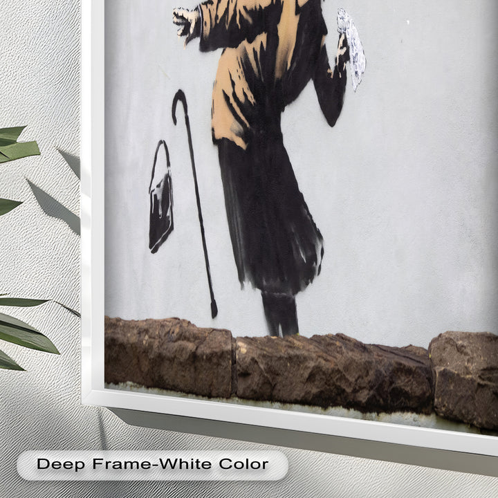 The Power of a Sneeze – Banksy Oil Painting