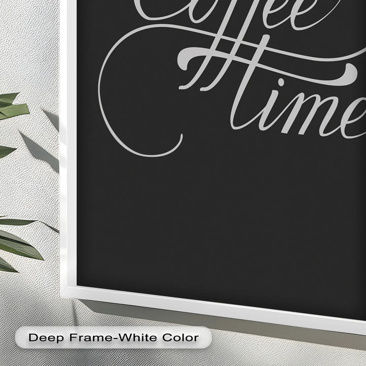 Coffee Time Script Art – Calligraphy Oil Painting - MyPhotoStation