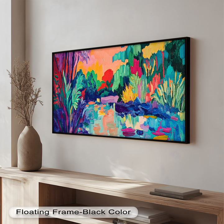 Tropical Reflections – Fauvist Oil Painting