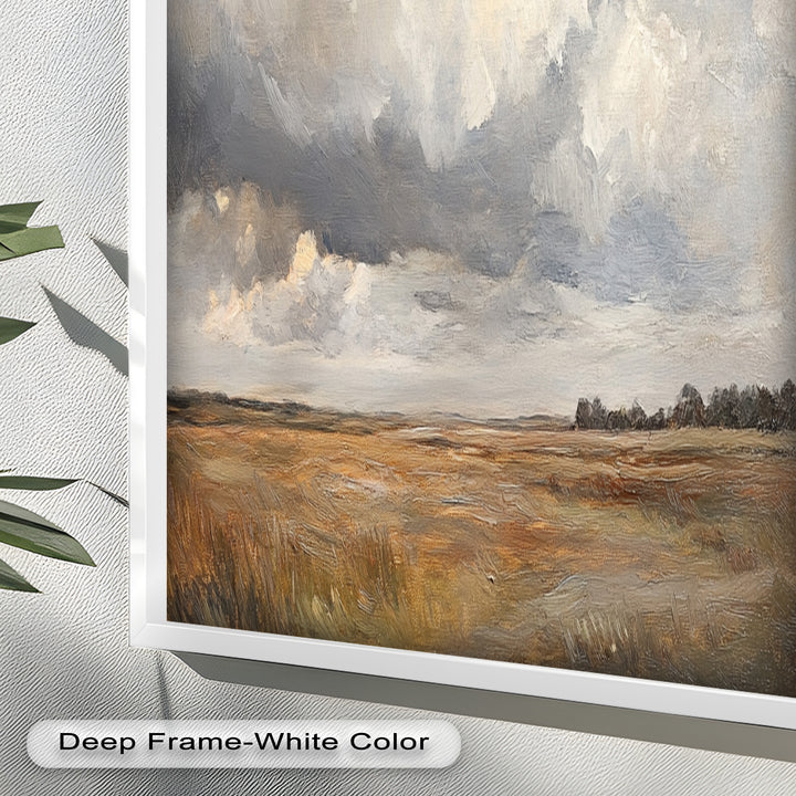 Prairie Horizon – Vintage Oil Painting