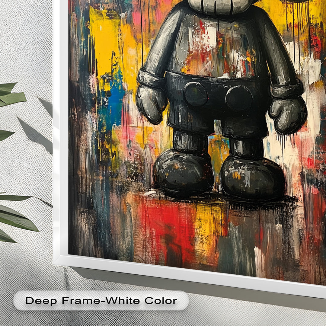 Urban Grit – KAWS Companion Oil Painting