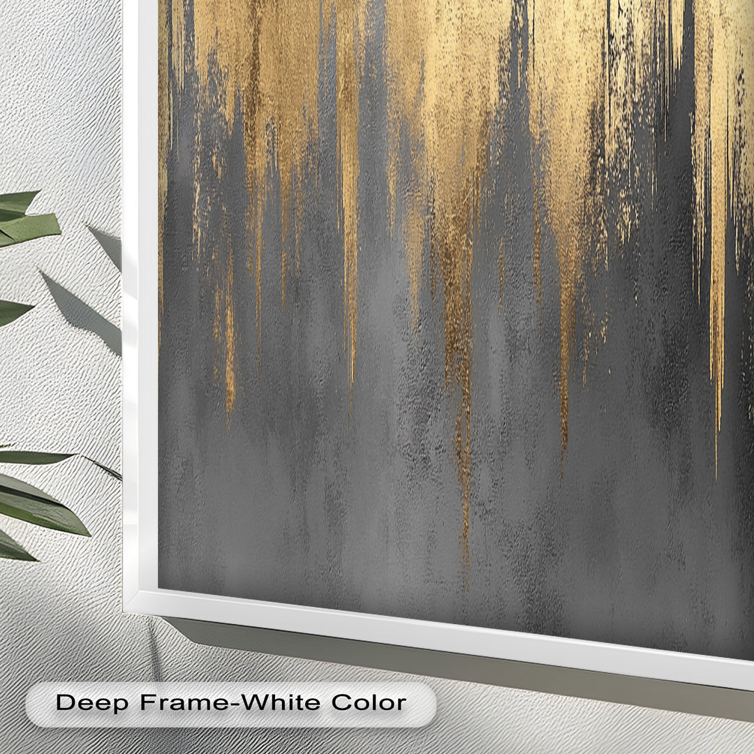Golden Lighting – Modern Abstract Oil Painting
