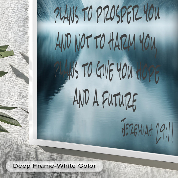 Jeremiah 29:11 – God's Plan Bible Verse Oil Painting