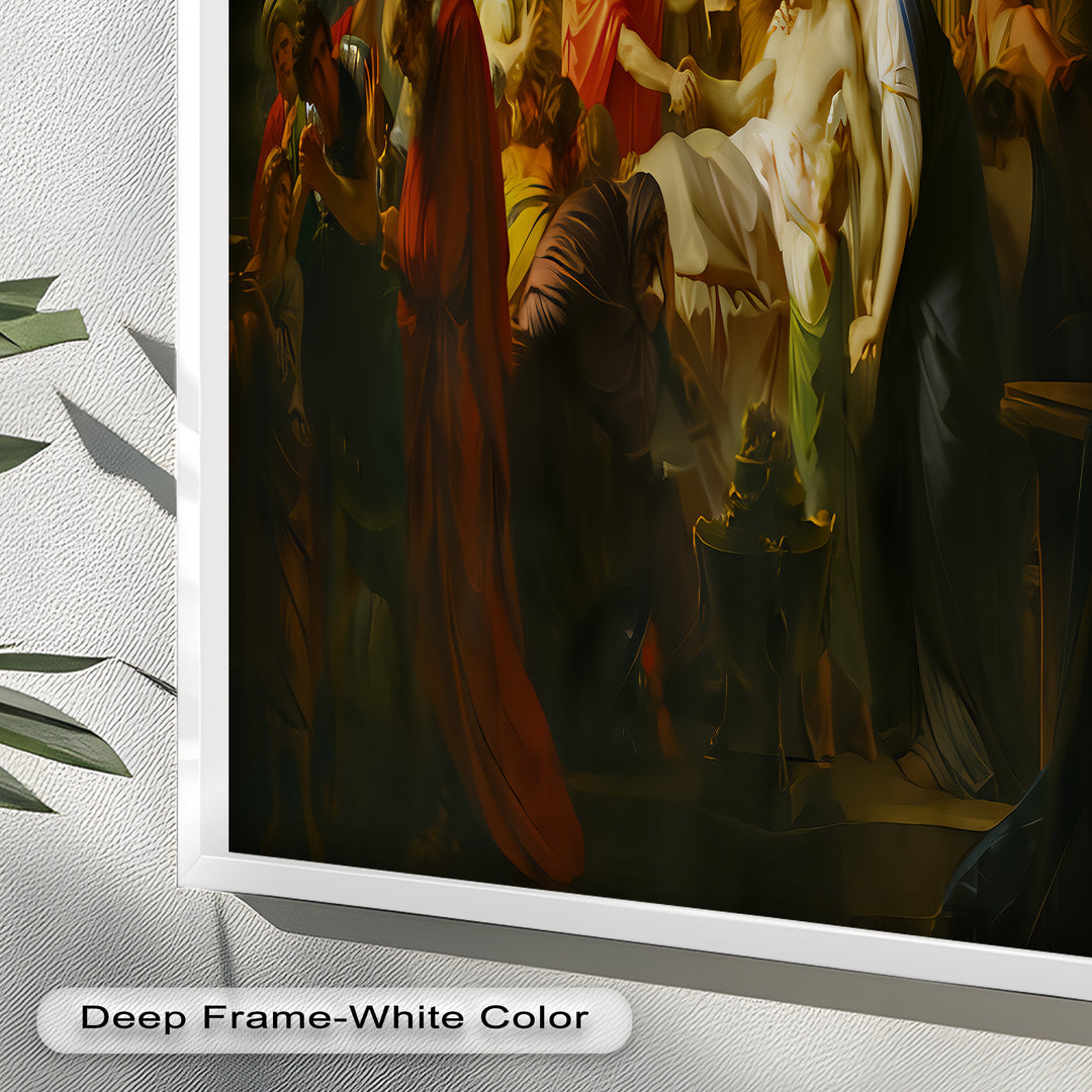 The Death of a Hero – Last Breath of Virtue Classicism Oil Painting