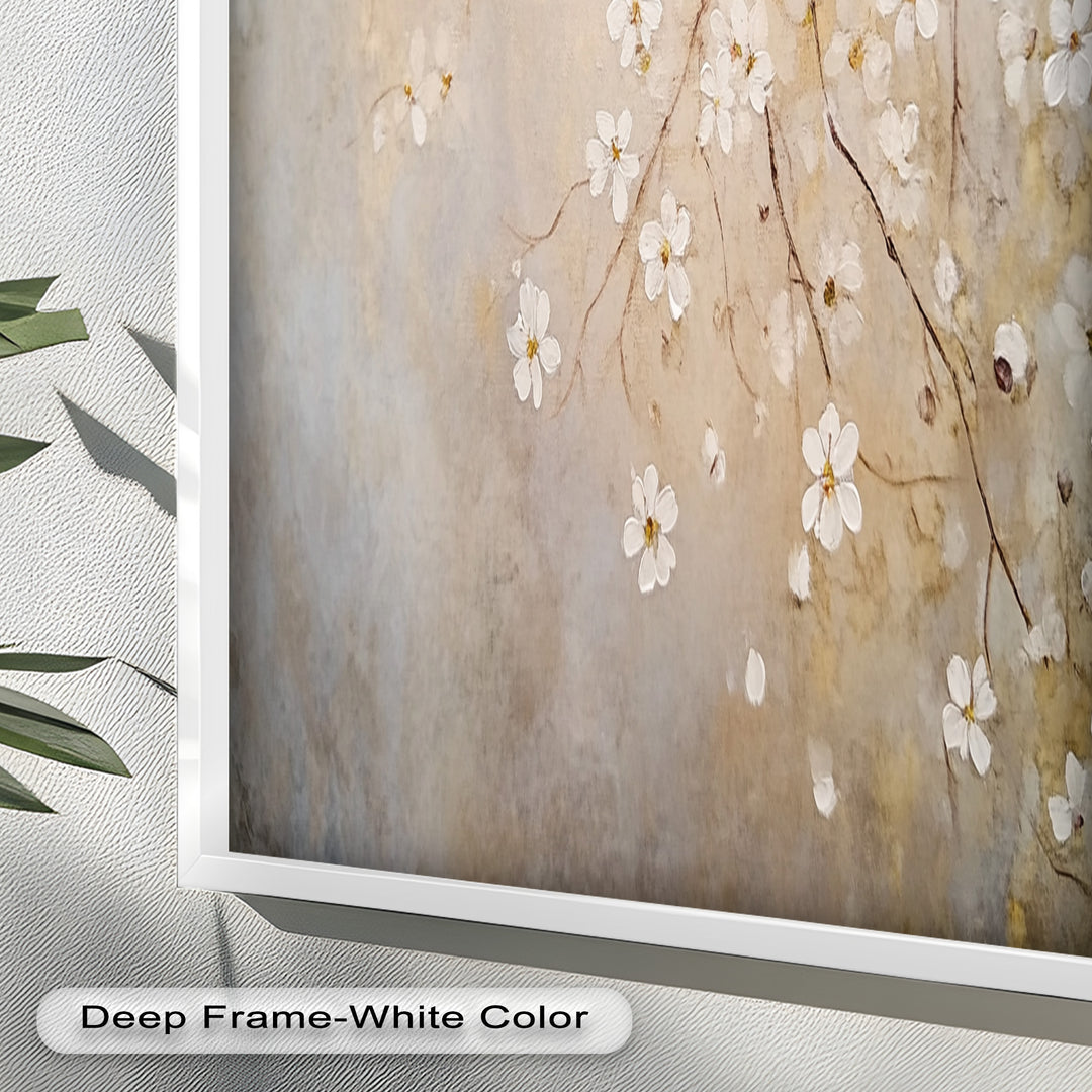 Delicate Blossom Branch – Floral Oil Paintings
