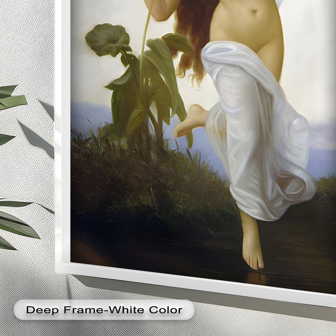 Whispers of the Wind – Classical Nude Goddess Renaissance Oil Painting