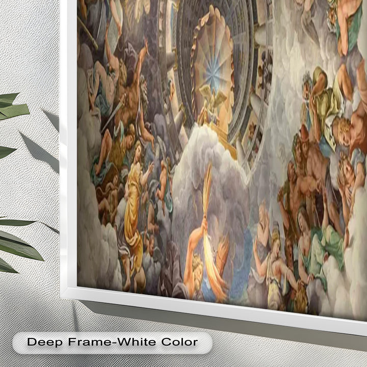 Assumption of the Virgin by Correggio – Renaissance Ceiling Oil Painting