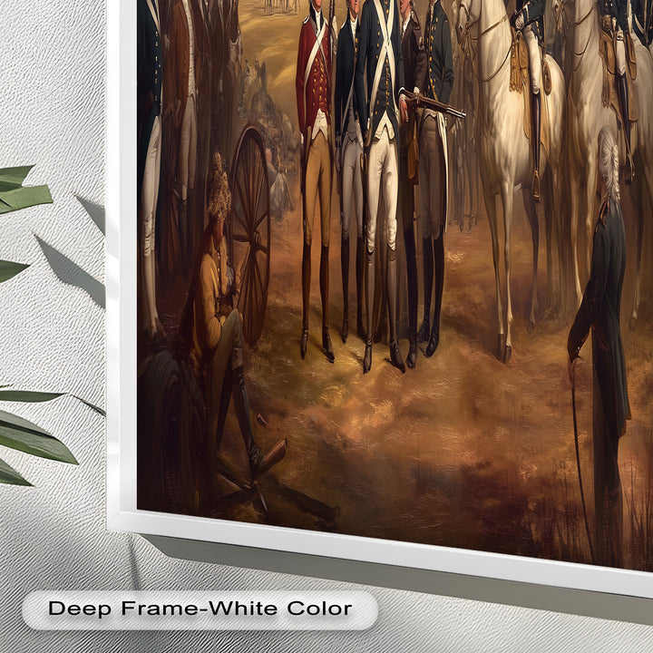 Command and Honor – Revolutionary Army Oil Painting