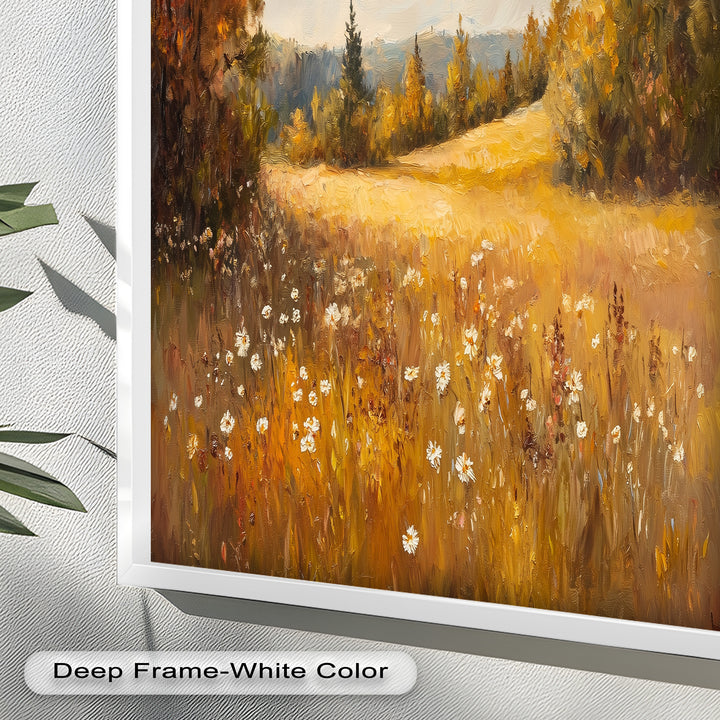 Autumnal Landscape – Tranquil Fall Scene in Oil Paintings