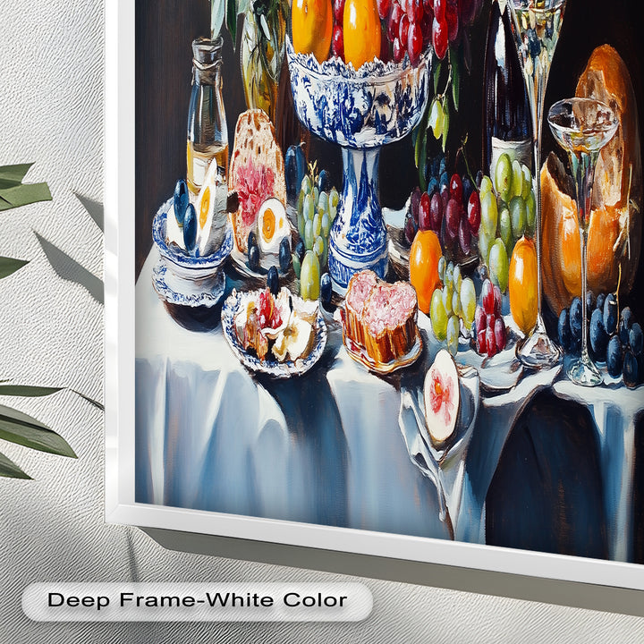 Elegant Kitchen Dining Decor - Still Life Oil Painting