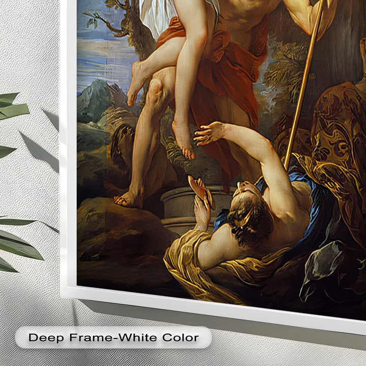 The Seizure of Beauty by Time – Mythological Renaissance Nude Oil Painting