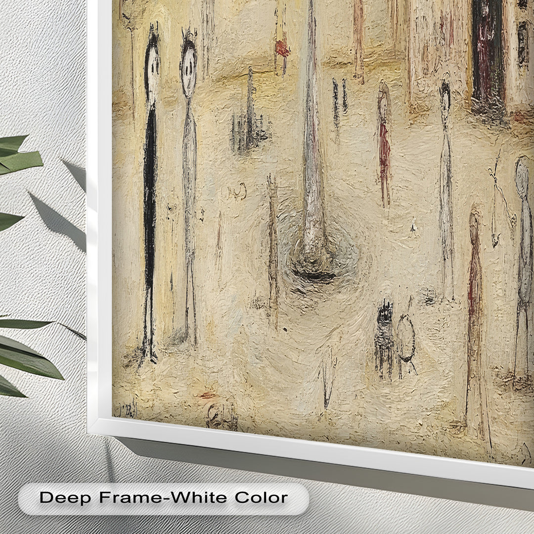 Whispers of the Playground – Dreamlike Surrealist Oil Painting
