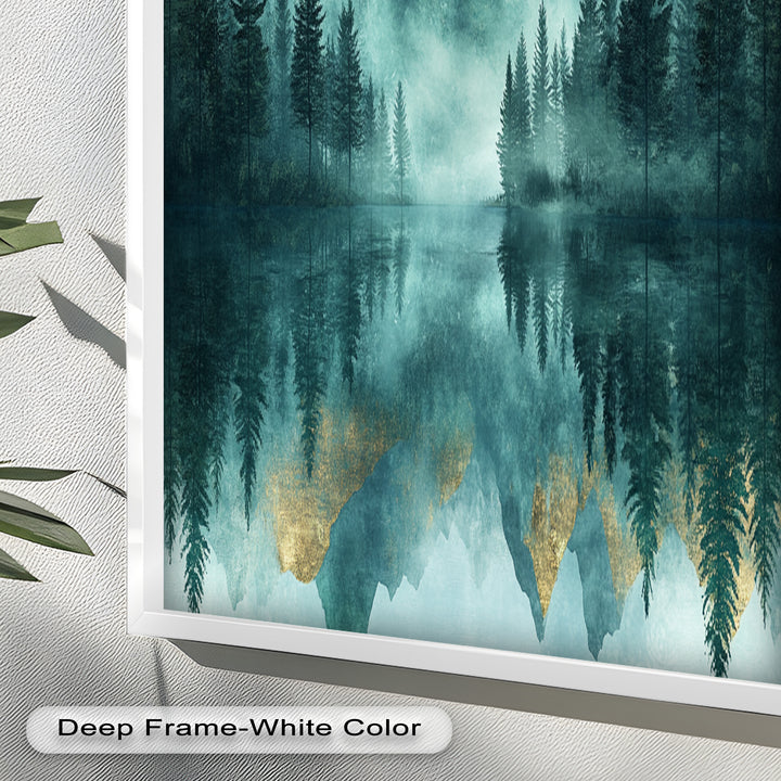 Mist Mountains – Forest Oil Painting