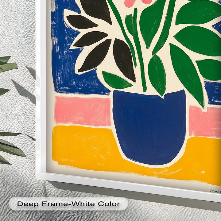 Vibrant Vase Composition – Modern Fauvist Oil Painting