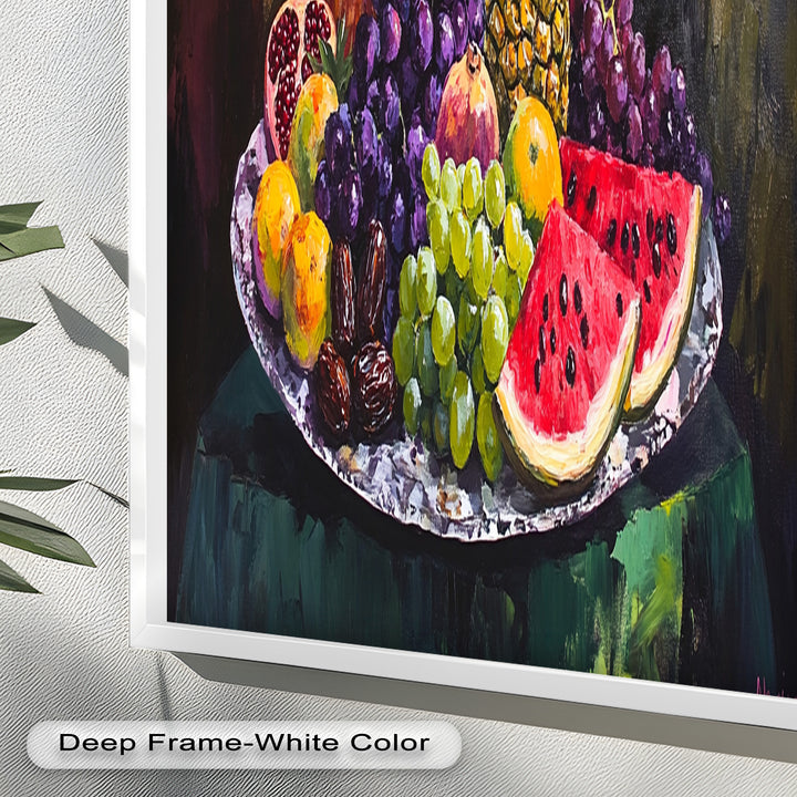 Exotic Fruit Kitchen Decor –  Still Life Oil Painting