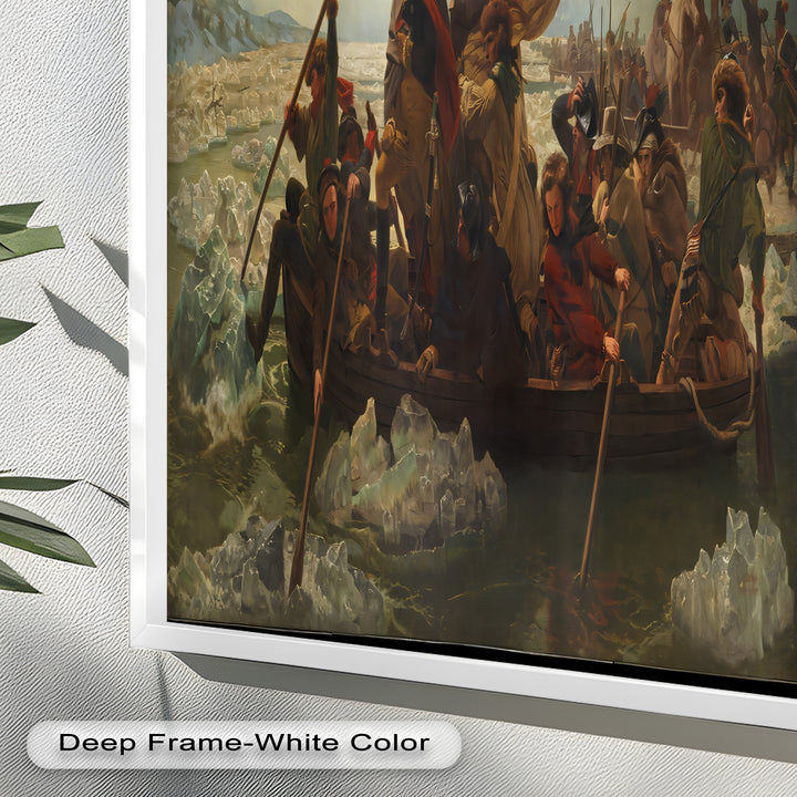 Washington's Crossing – Patriotisches Ölgemälde der Amerikanischen Revolution