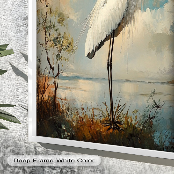 Grace of the Marshlands – Animal Oil Painting