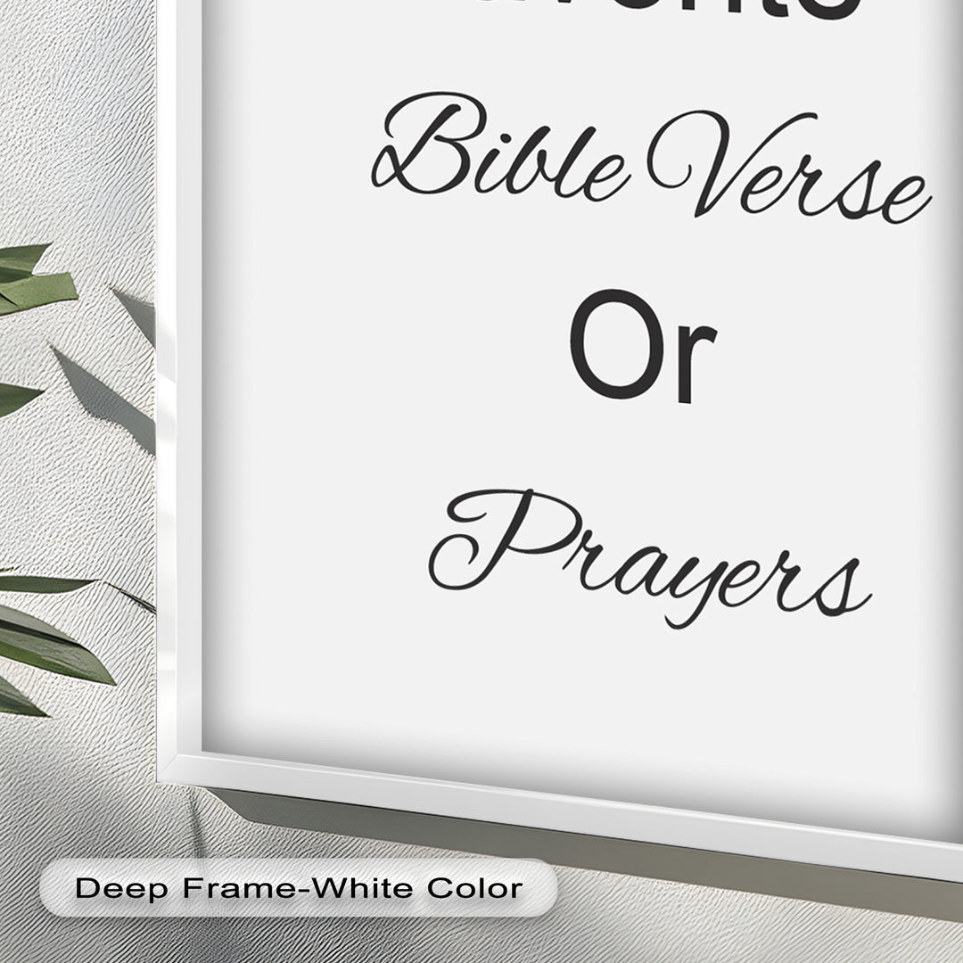Custom Bible Verse Wall Art – Personalized Oil Painting
