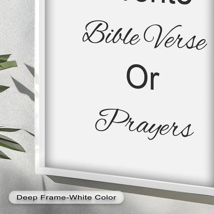 Custom Bible Verse Wall Art – Personalized Oil Painting