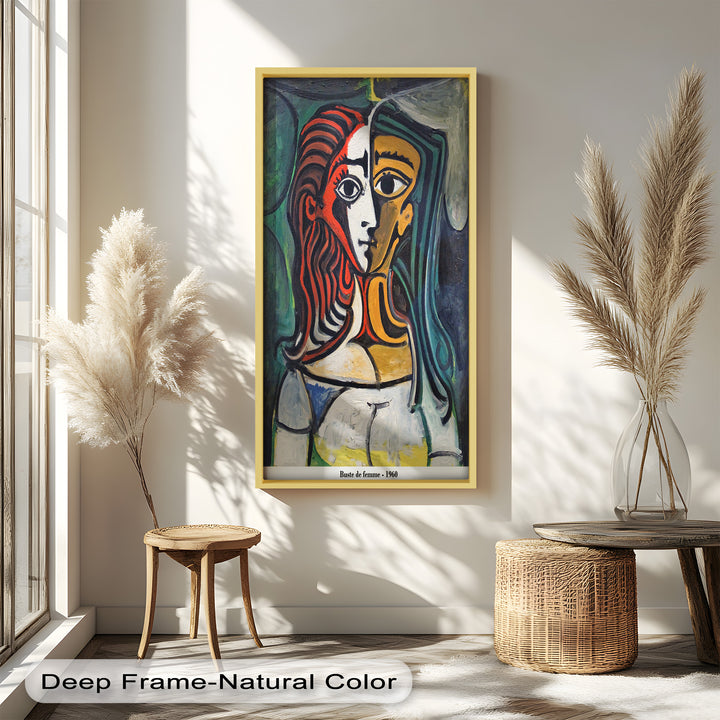 Dual Reflections – Picasso-Inspired Cubist Picasso Oil Painting