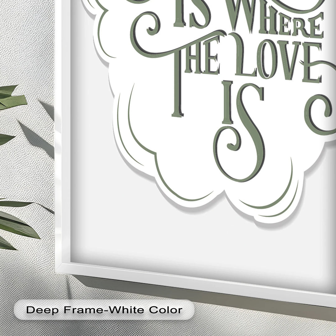 Home Is Where the Love Is – Oil Painting - MyPhotoStation